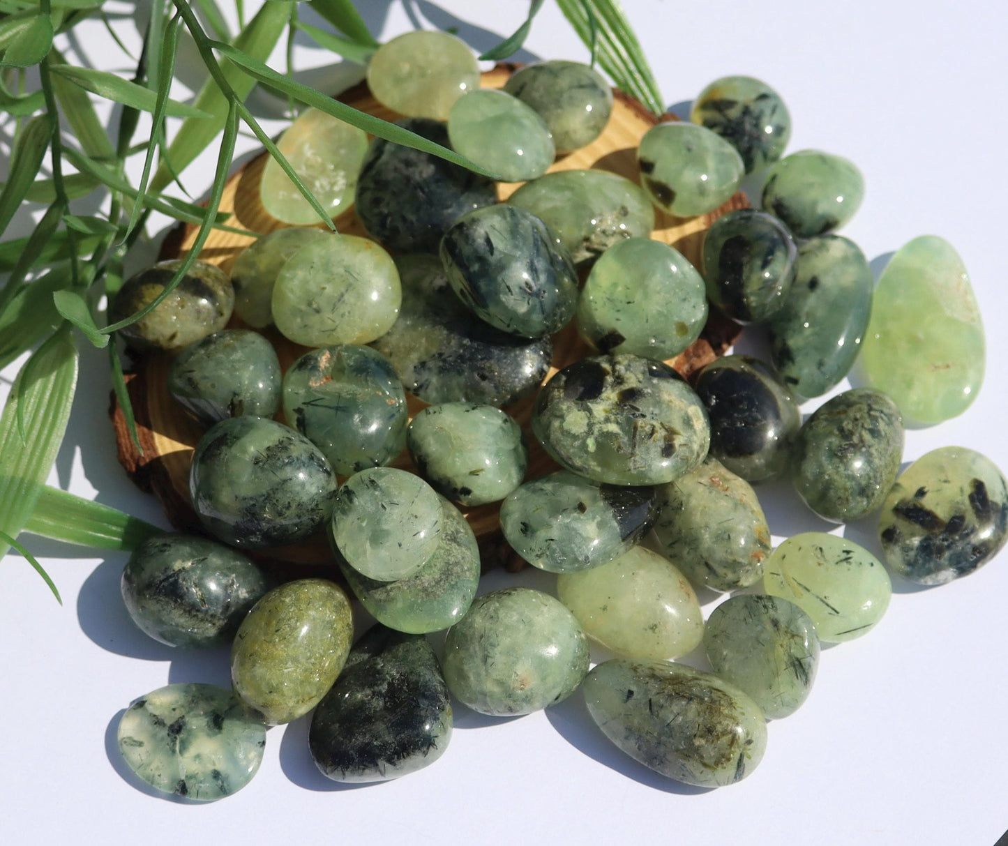 Prehnite Tumbled Stones