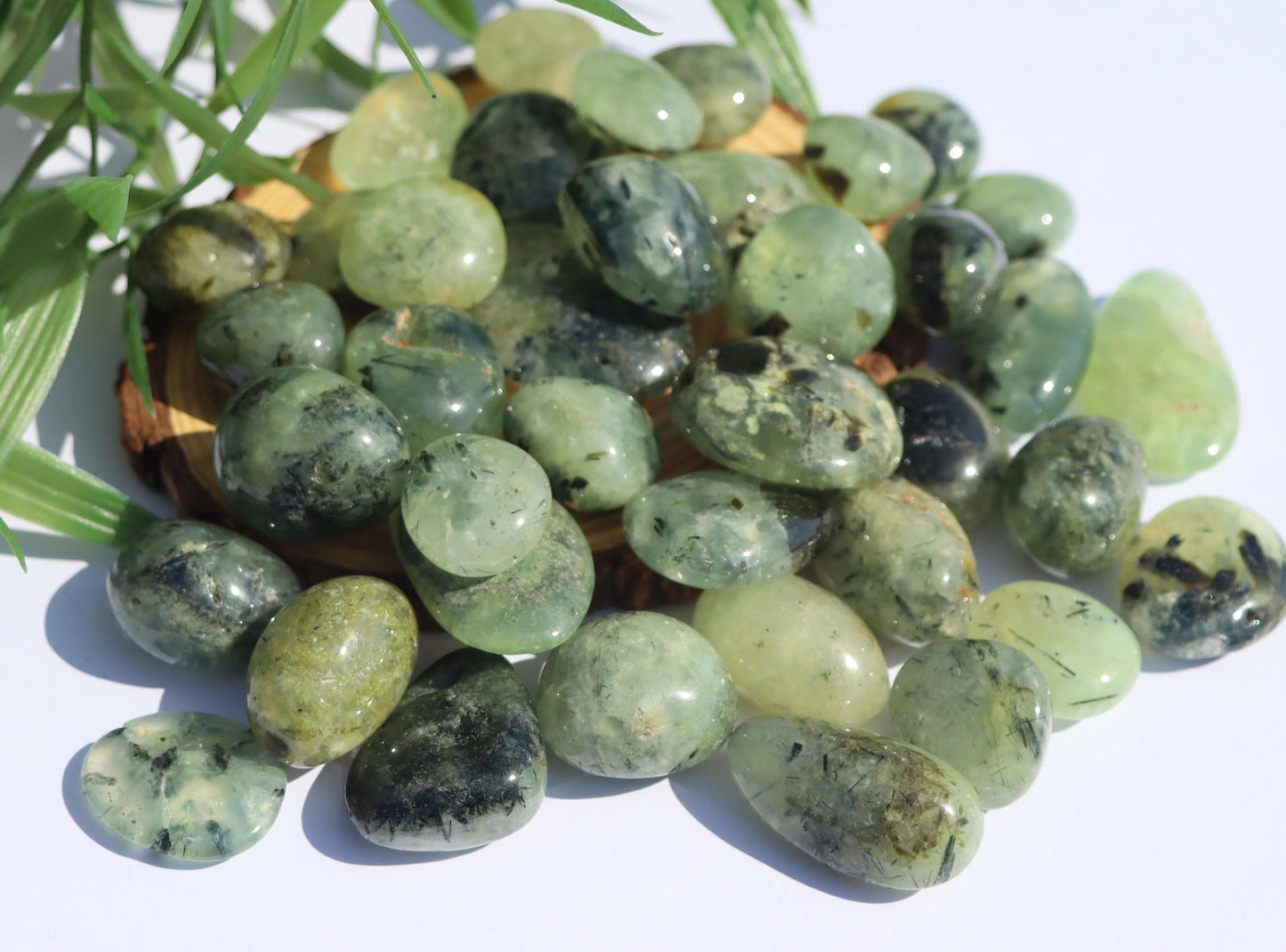 Prehnite Tumbled Stones
