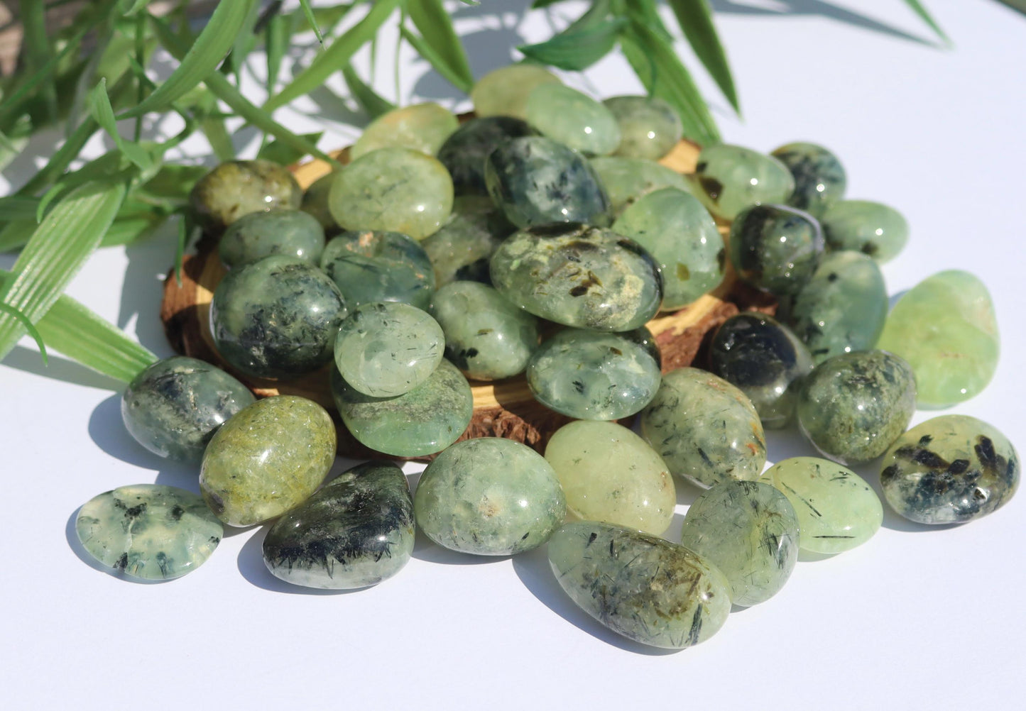 Prehnite Tumbled Stones