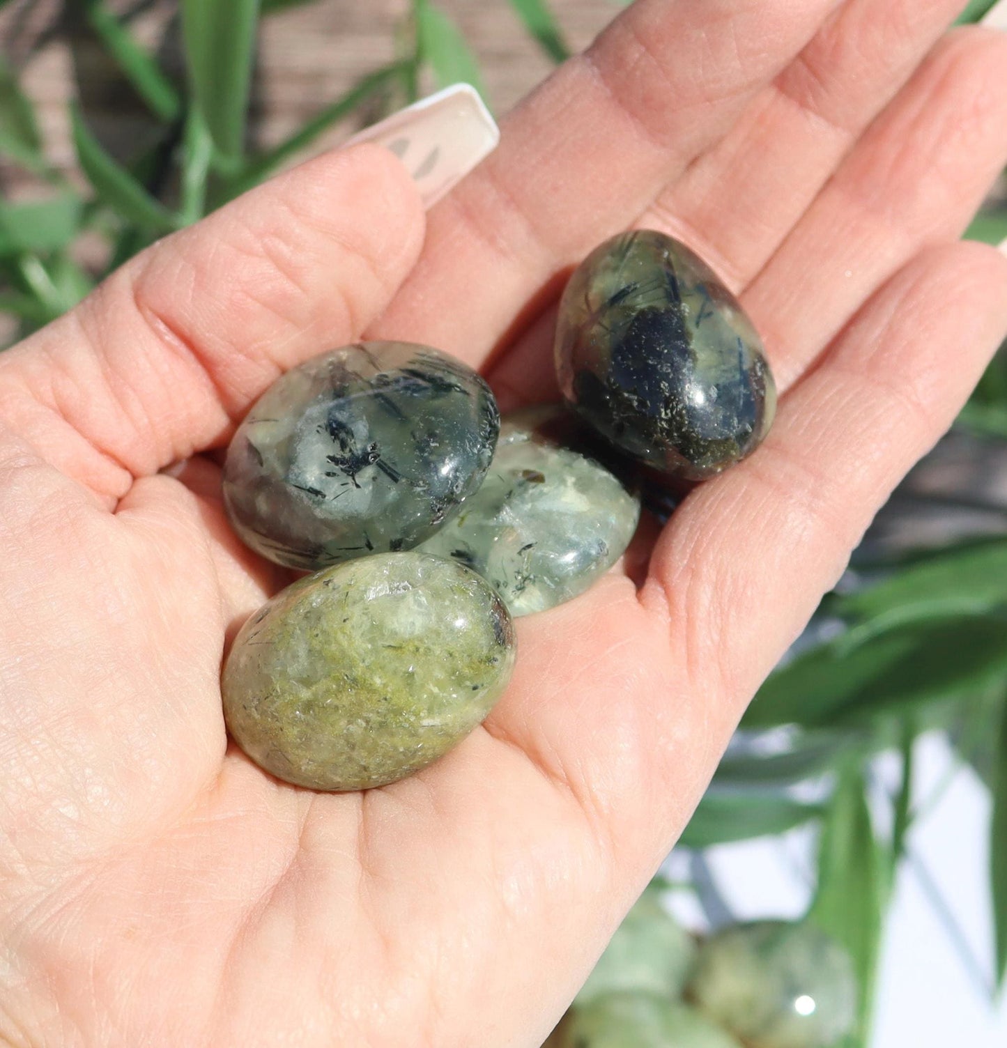 Prehnite Tumbled Stones