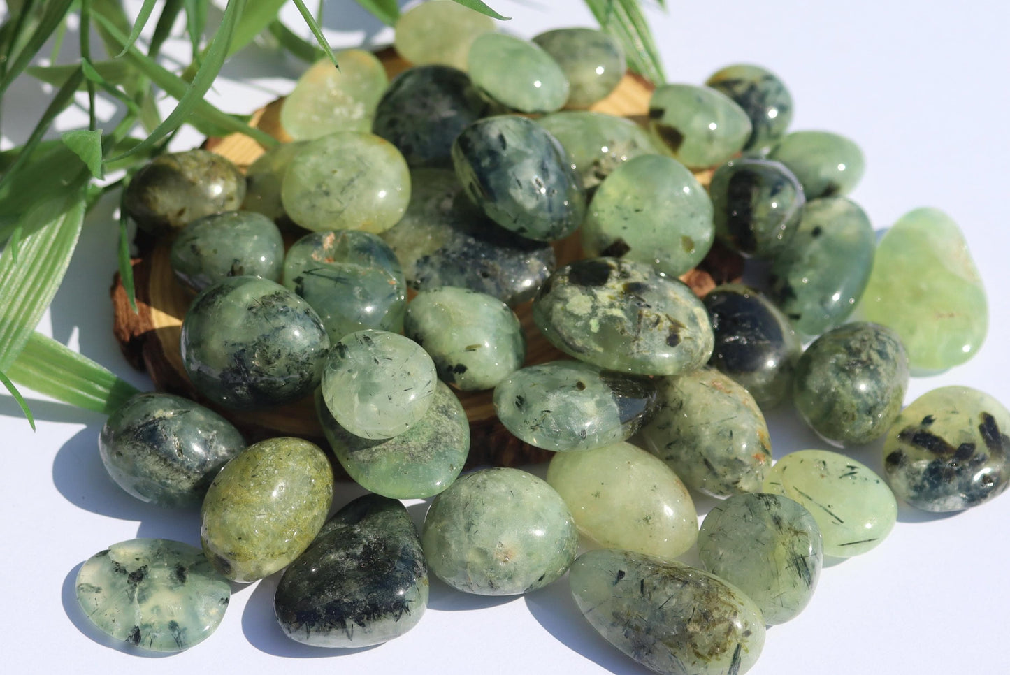 Prehnite Tumbled Stones