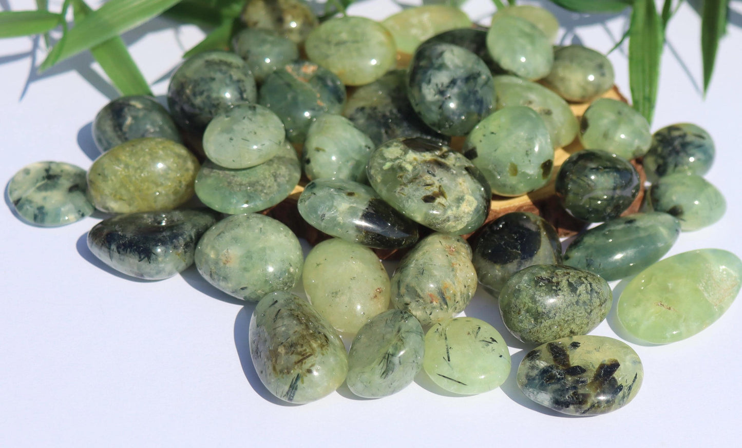 Prehnite Tumbled Stones