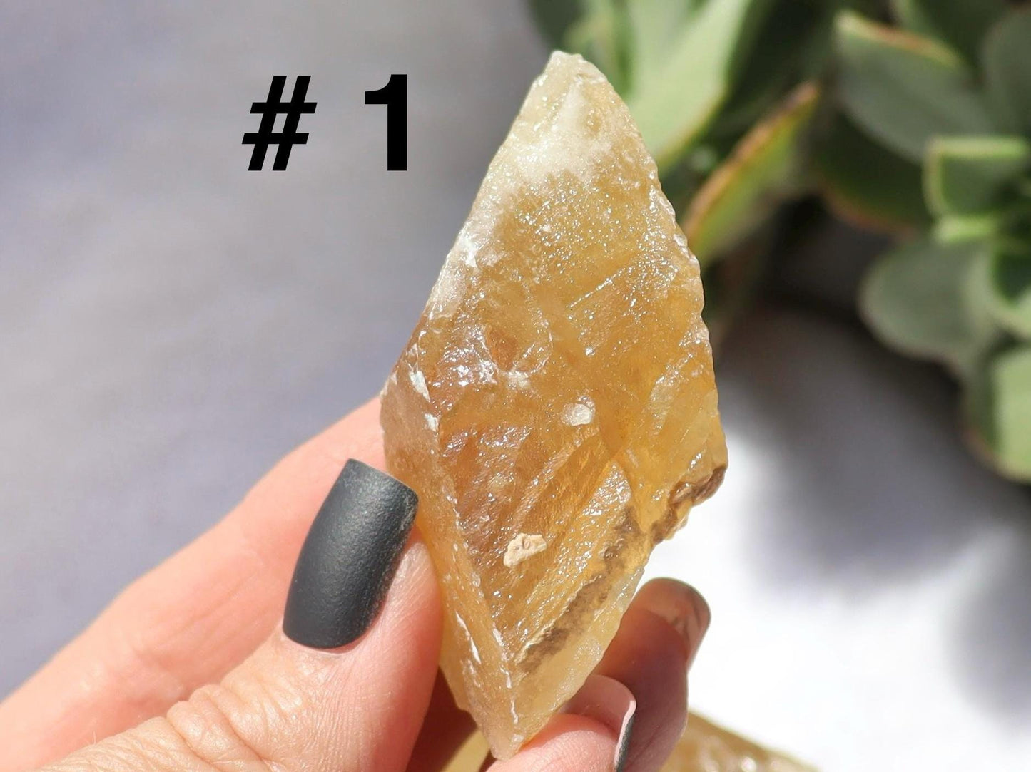 Raw Honey Golden Aragonite from Namibia