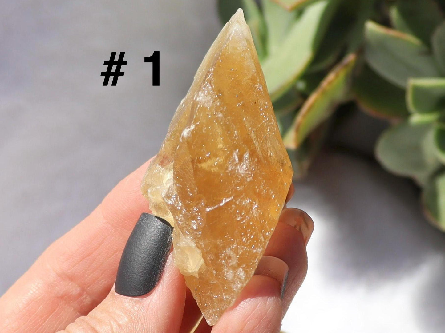 Raw Honey Golden Aragonite from Namibia