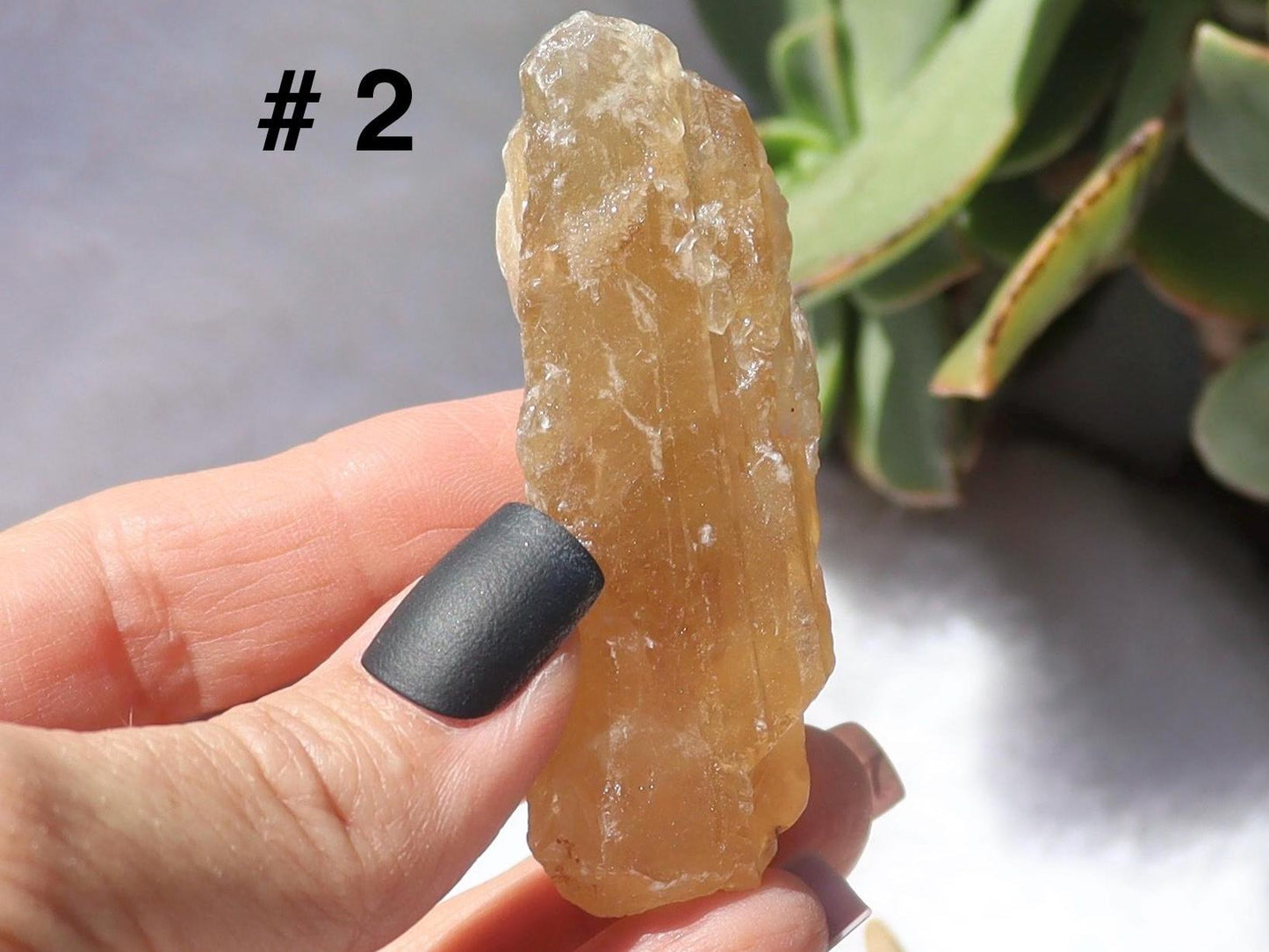 Raw Honey Golden Aragonite from Namibia