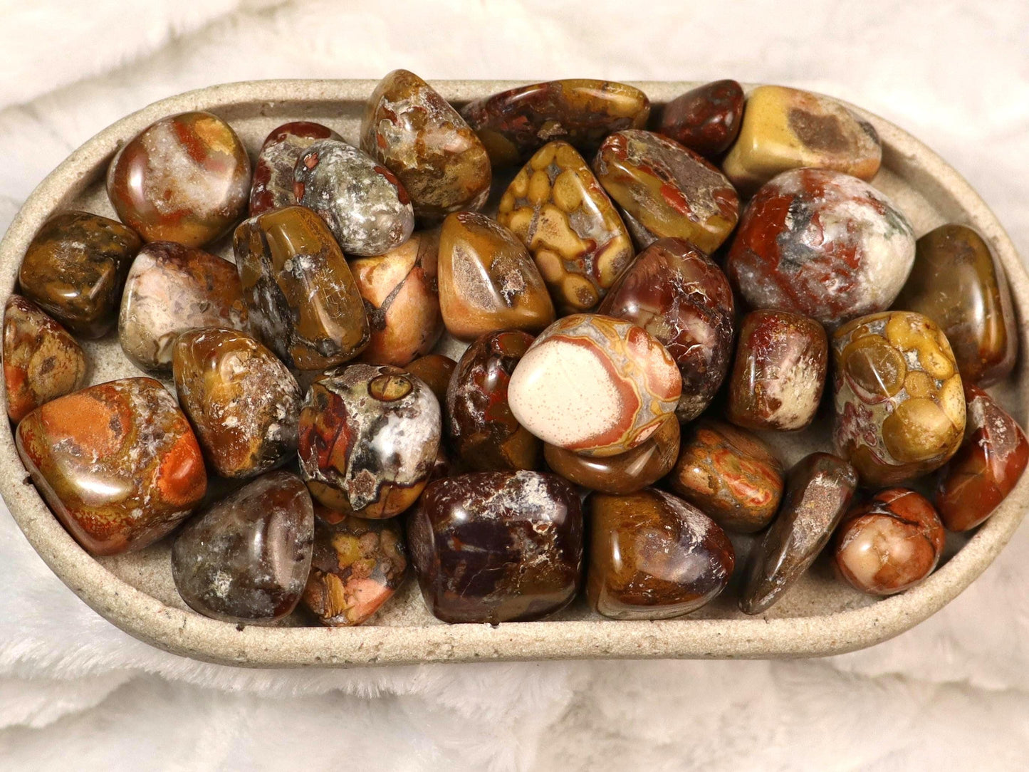 Brecciated Jasper Tumbled Stones