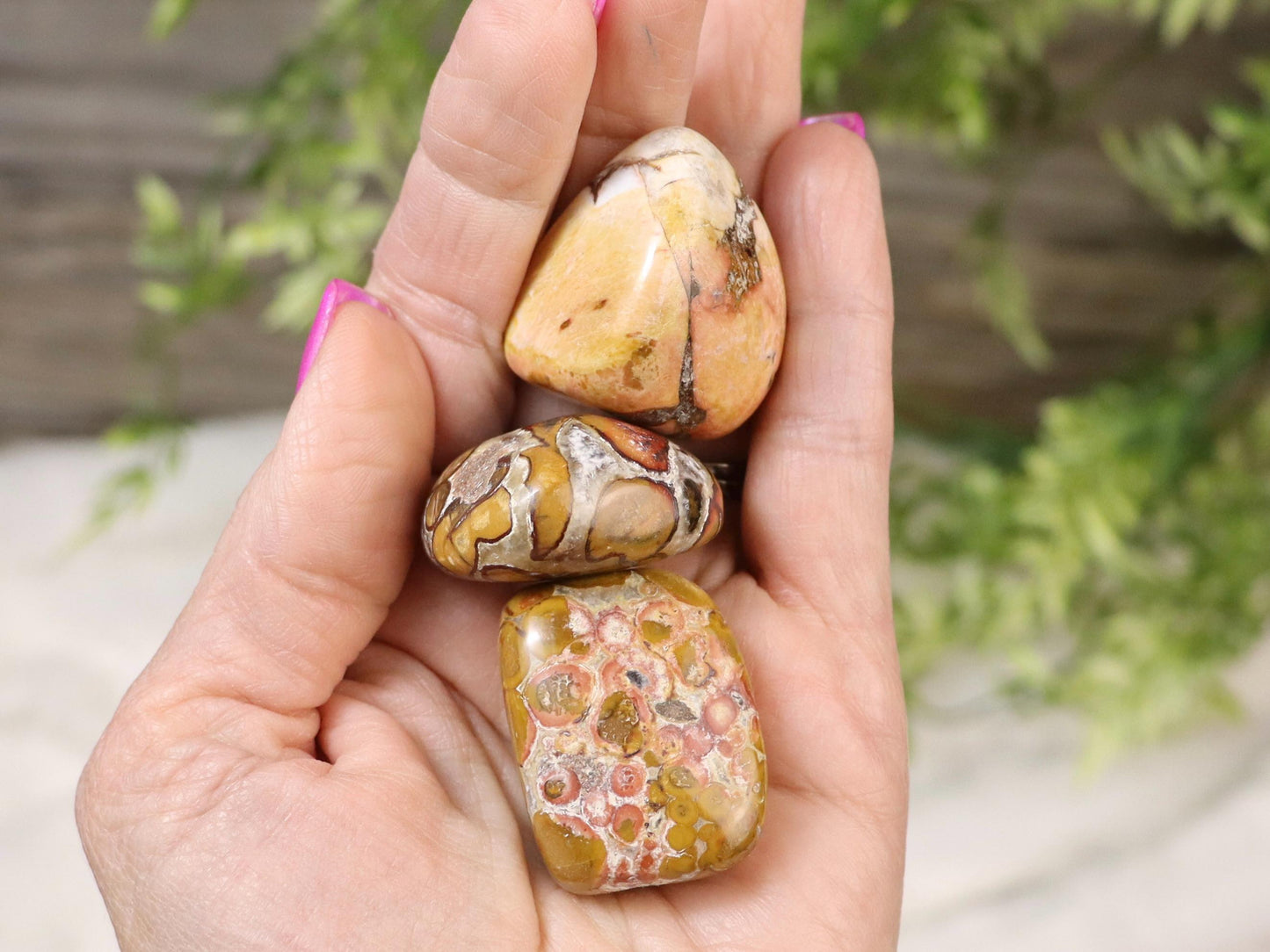 Brecciated Jasper Tumbled Stones