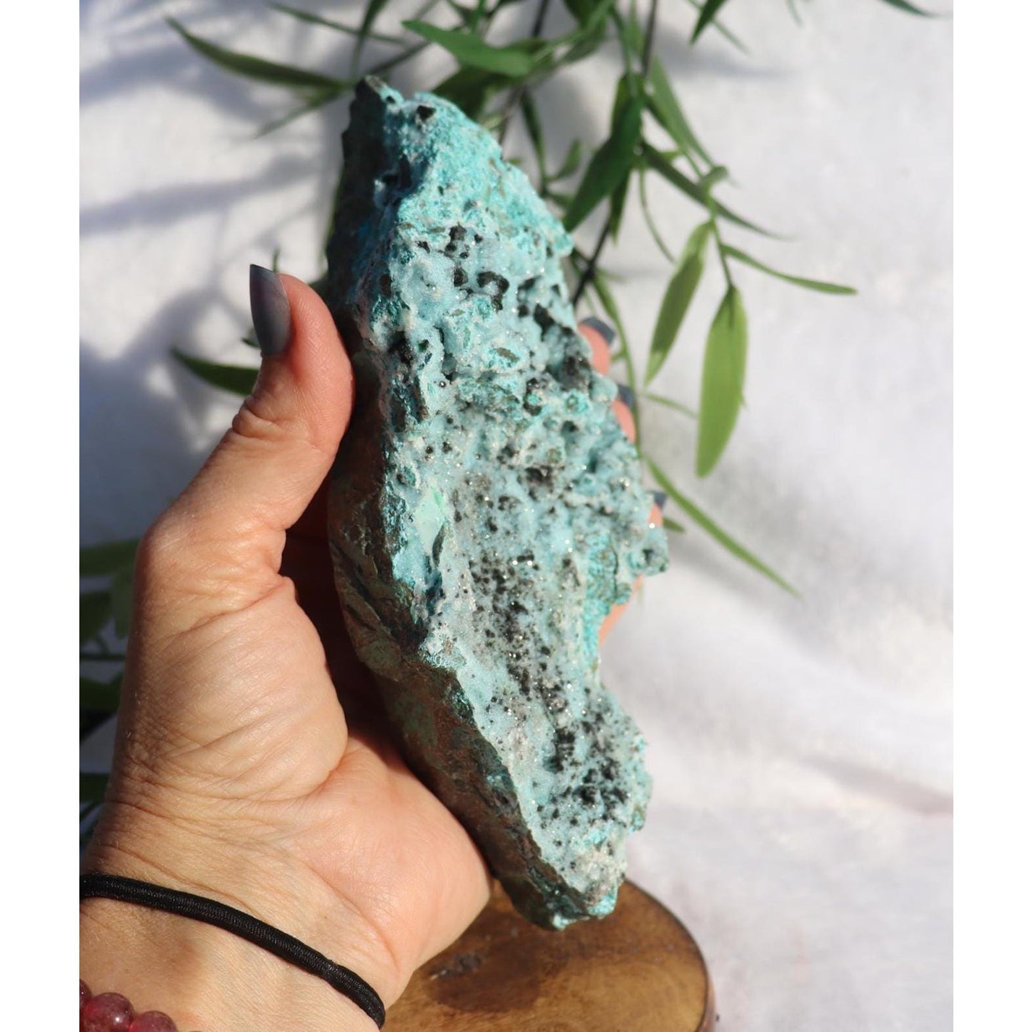 Druzy Chrysocolla with Malachite Specimen