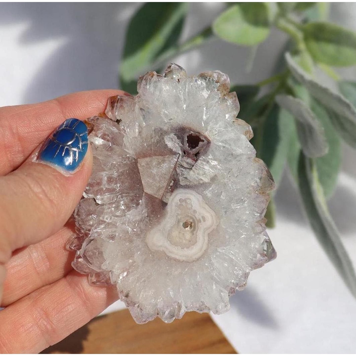 Amethyst Stalactite Slice from Uruguay