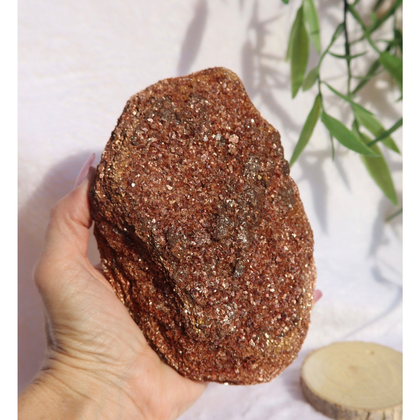 Raw Red Mica Crystal Specimen