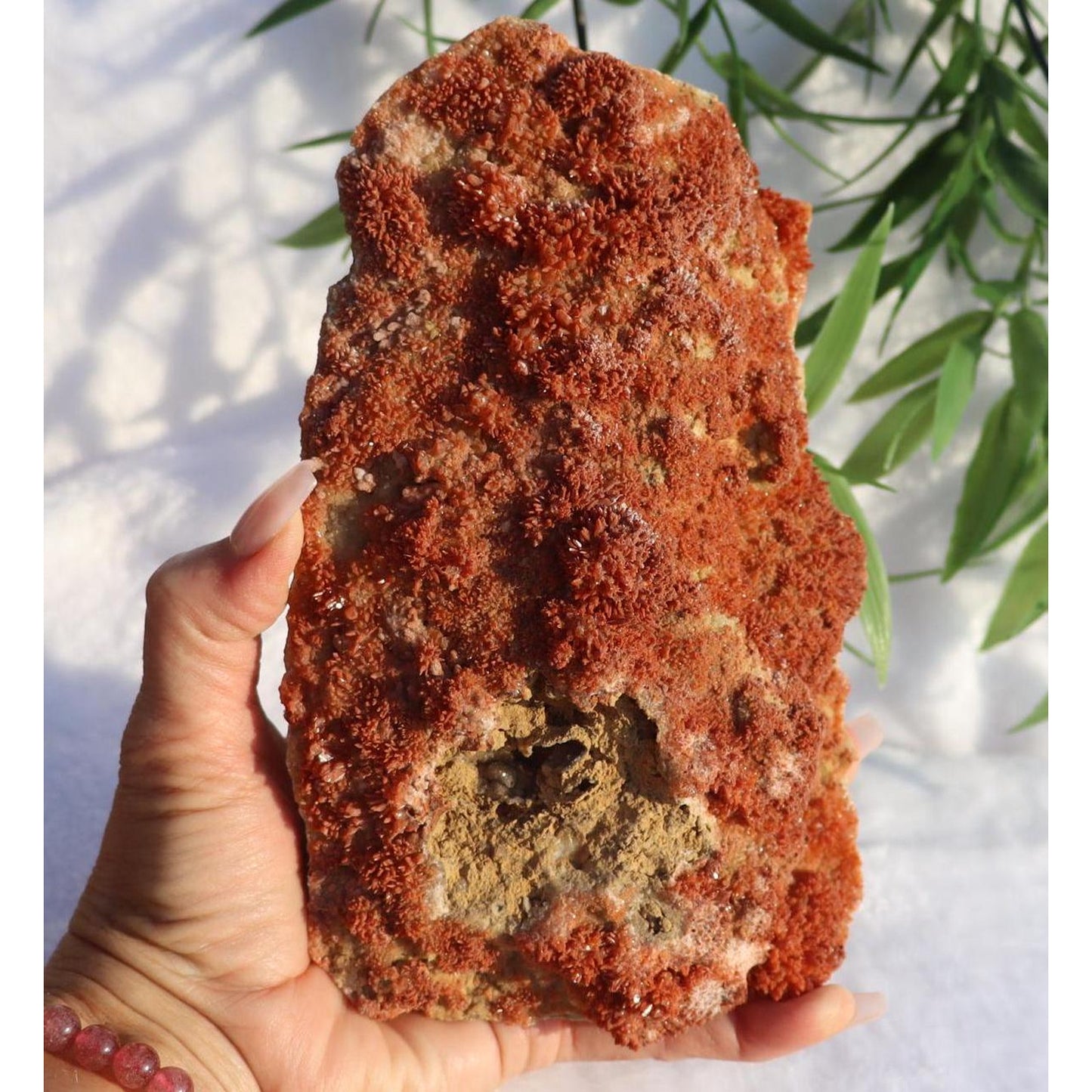 Large Red Calcite Specimen