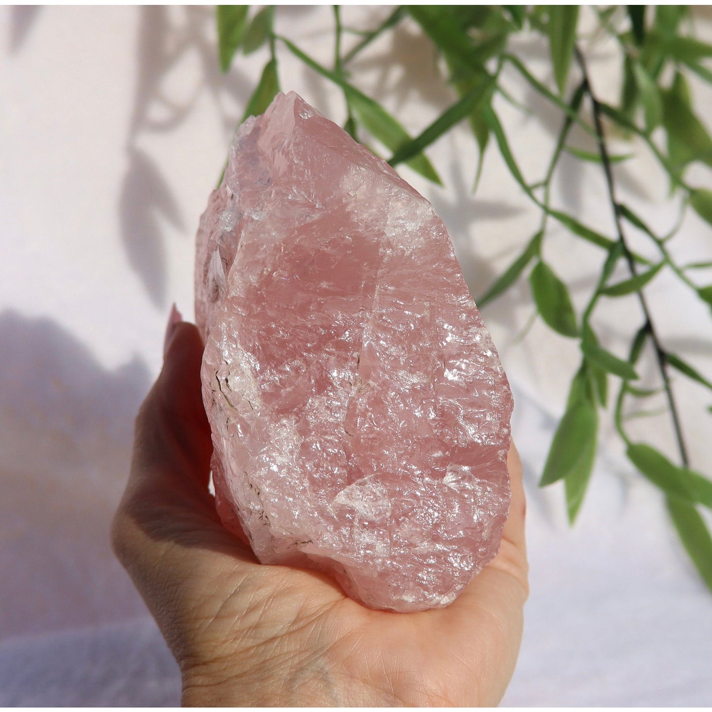 Brazilian Rose Quartz, Raw Rose Quartz, Pink Quartz for Heart Chakra