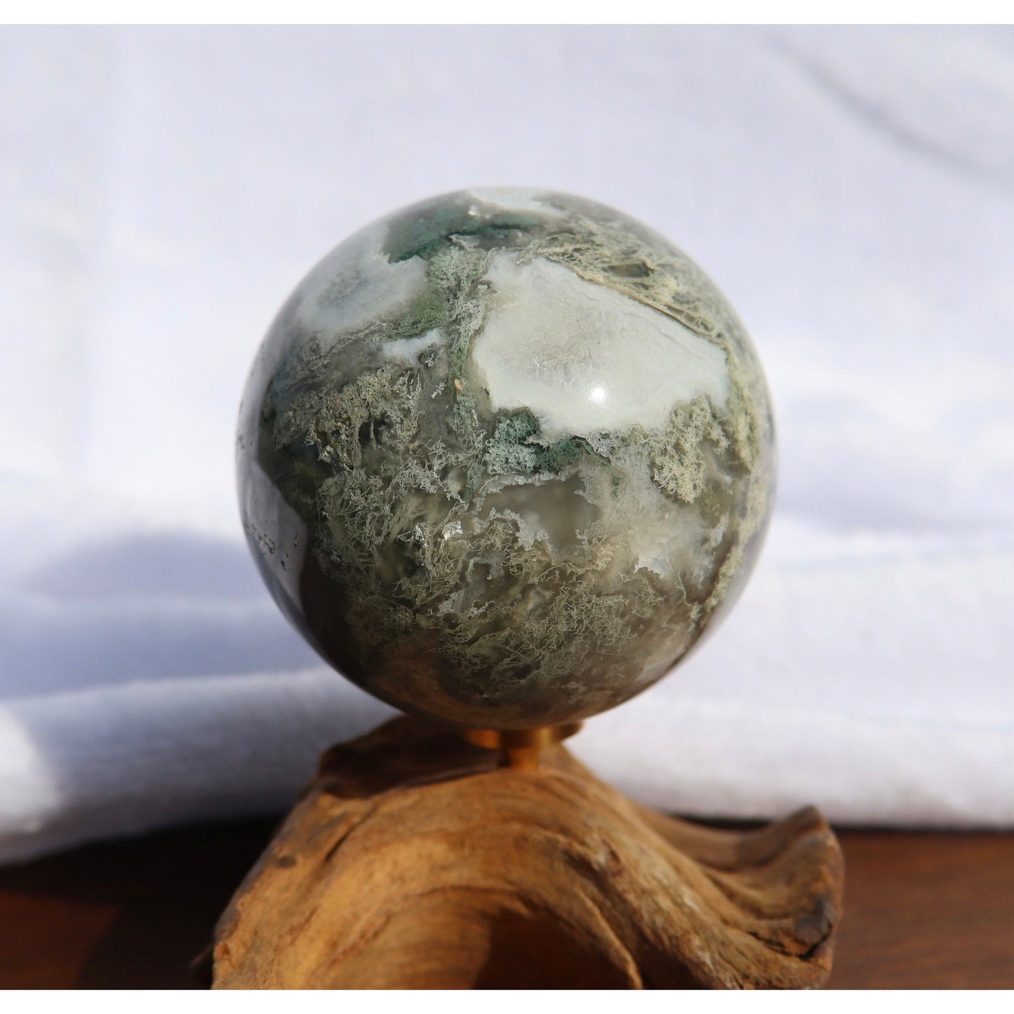 Moss Agate Sphere