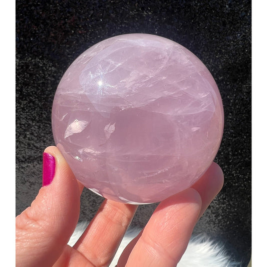 Rose Quartz Crystal Sphere