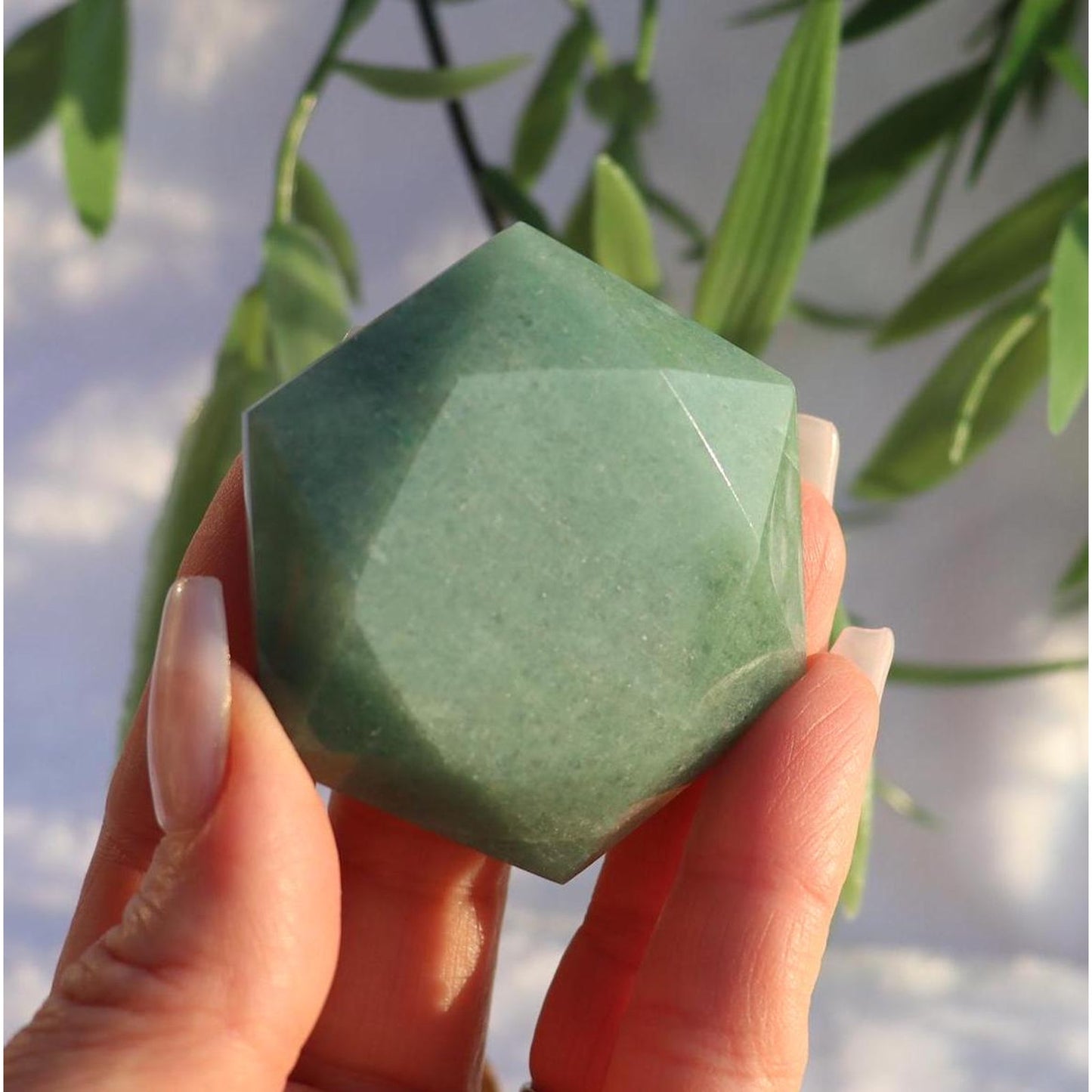 Green Aventurine Hexagon, David Star