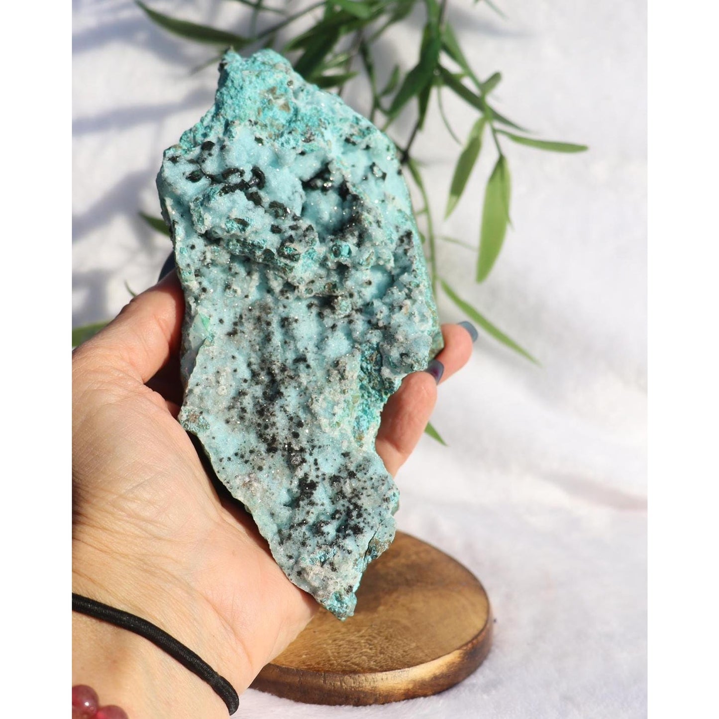 Druzy Chrysocolla with Malachite Specimen