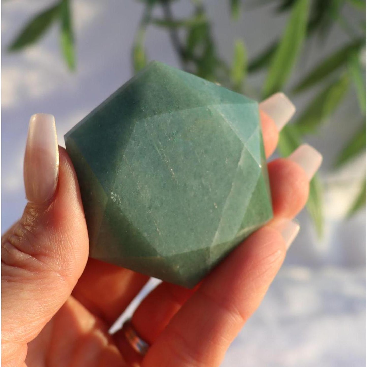 Green Aventurine Hexagon, David Star