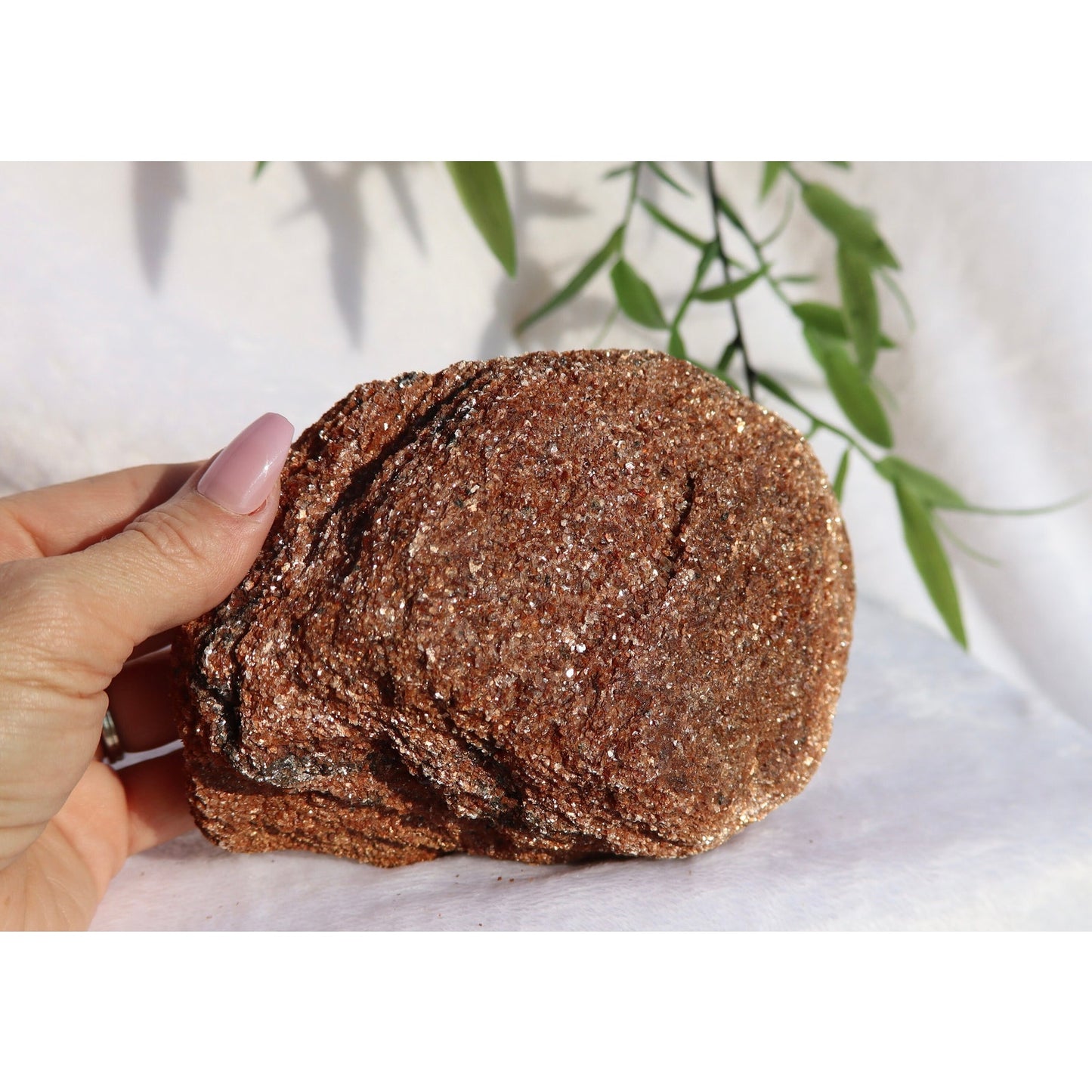 Raw Red Mica Crystal Specimen