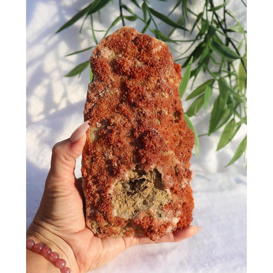 Large Red Calcite Specimen