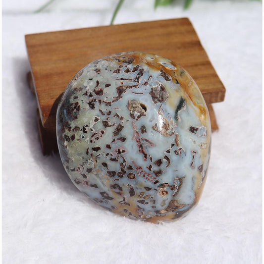 Cosmic Ocean Jasper Crystal Palm Stone