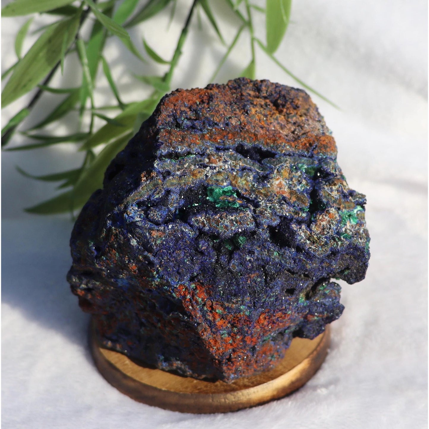 Azurite Malachite Crystal Specimen