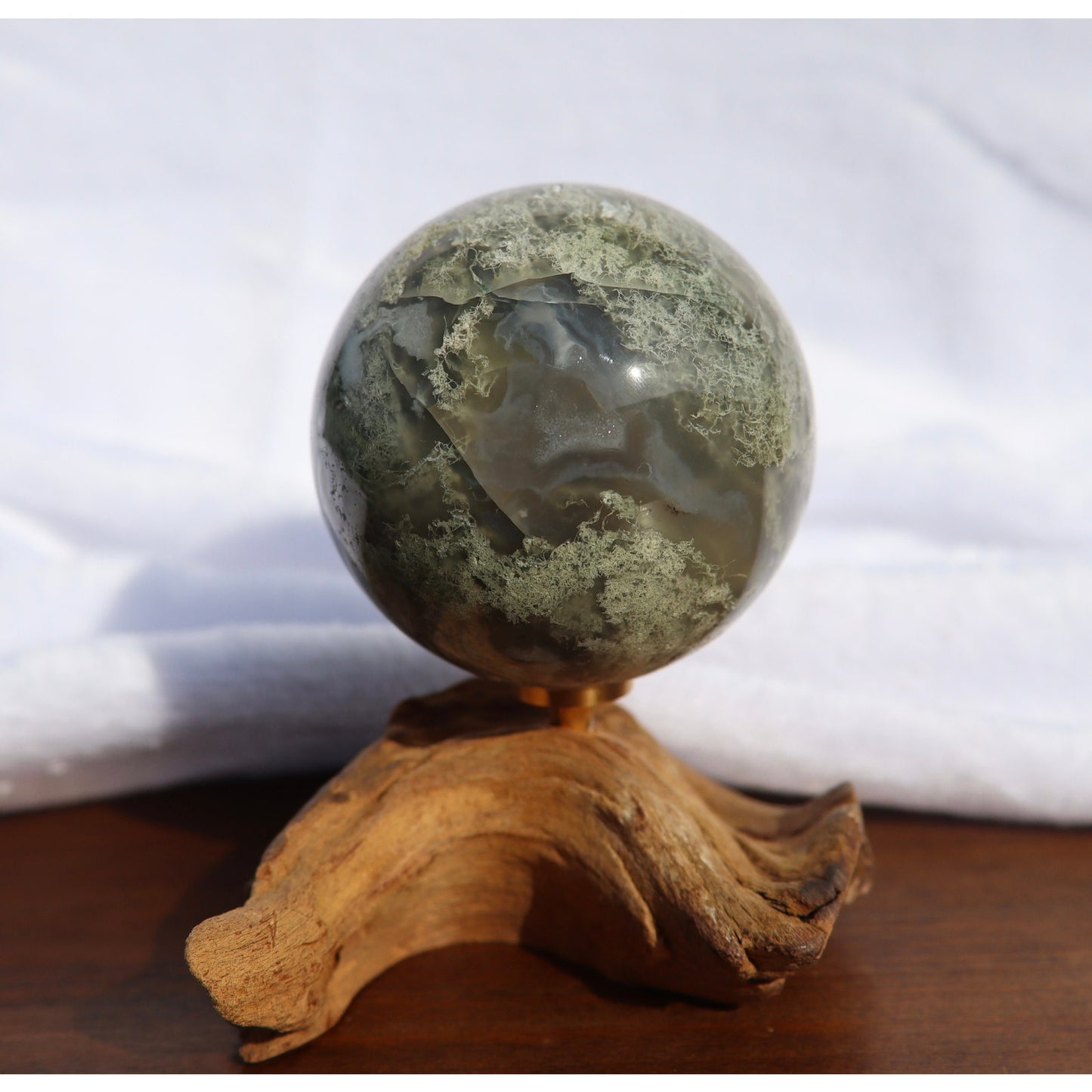 Moss Agate Sphere