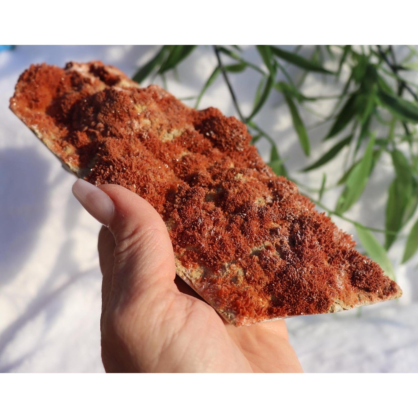 Large Red Calcite Specimen