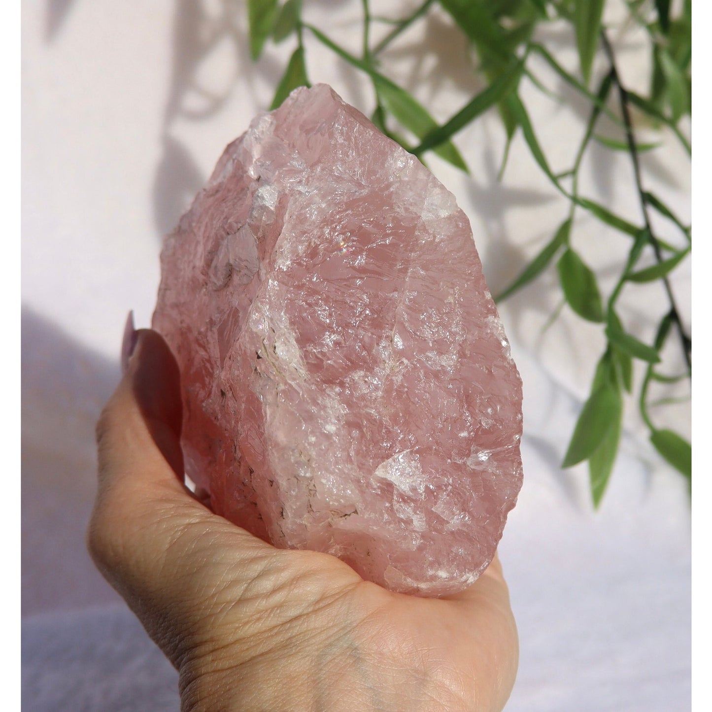 Brazilian Rose Quartz, Raw Rose Quartz, Pink Quartz for Heart Chakra