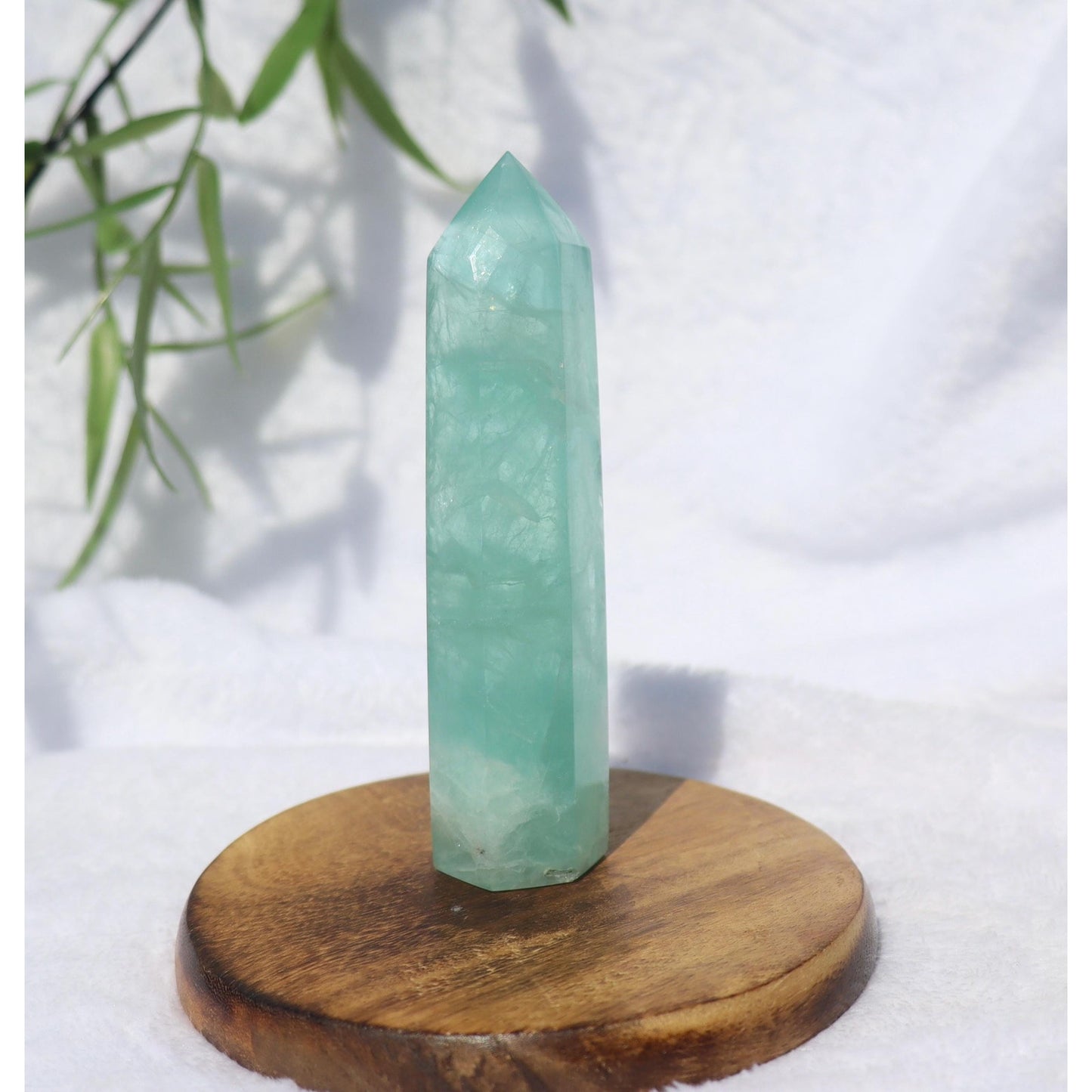 Pastel Green Fluorite Tower