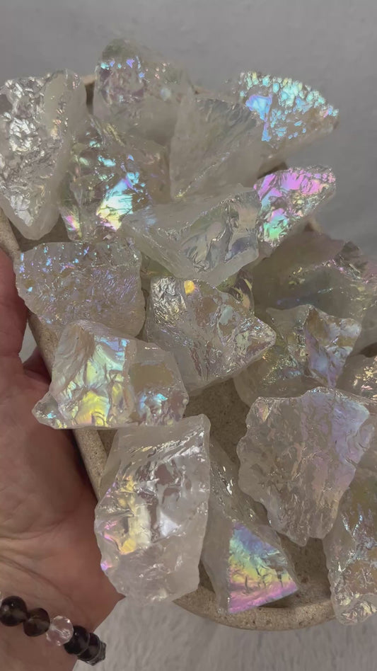Raw Angel Aura Quartz